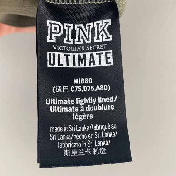 Victoria’s Secret Pink Camo Sports Bra Size Medium - Picture 7 of 12